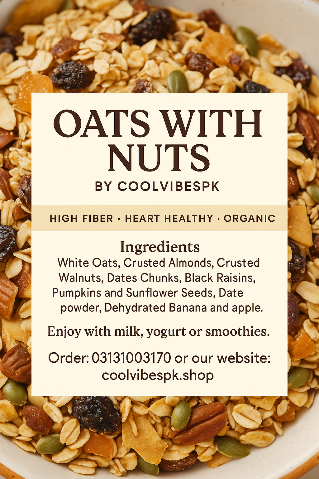 Oats with extra nuts